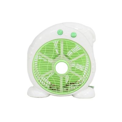 China Portable Mini Solar Table Fan DC10 Inch Box Fan For Home for sale