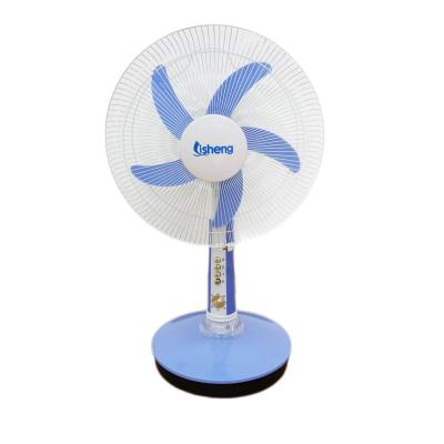 China Portable Desk USB Rechargeable Table Fan 3 Or 5 Blade 16 Inch For Home for sale