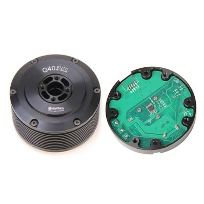 China T-MOTOR G40 KV70 KV210 16v 12v DC High Torque Waterproof Brushless Gimbal Encoder Servo Motor with Drive for sale