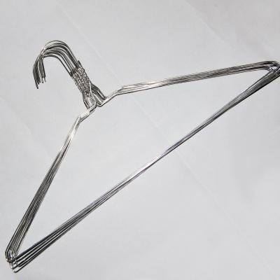 China New Clothes Hanger 16 Inch 13G Classic/Postmodern Metal Silver Color Laundry Hanger for sale