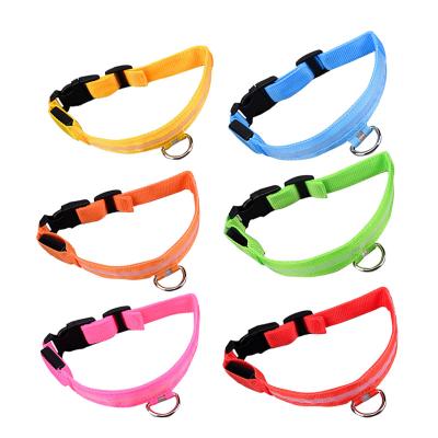 China Padded Light Up Durable Luxury Rechargeable Electric Replaceable Battery Cable Airtag Dog Collar for sale