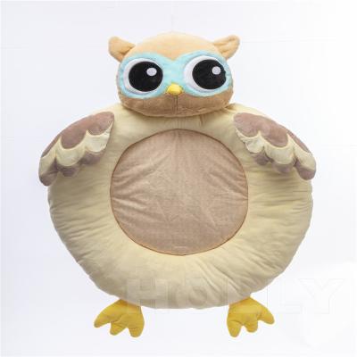 China Wholesale Custom Cute Owl Baby Seat Cushion Plush Design Cushion Owl Sitting Cushion Pillow for sale