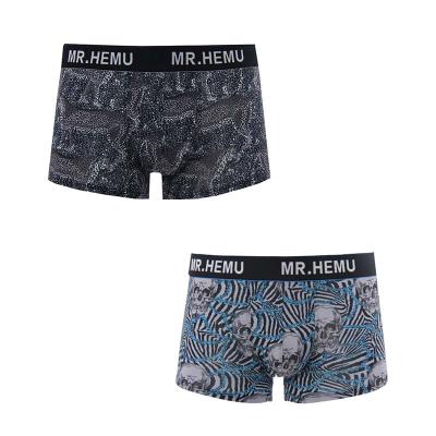 China Breathable briefs all men's boxers men's underwear boxer shorts cotton underwear 2pc cotton totem print organic men's underwear for sale