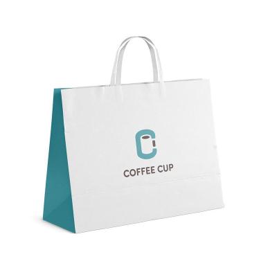 China Factory direct wholesale exquisite custom shopping paper bags high quality recyclable with logo for sale