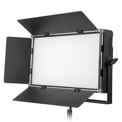 China Alufer 100W Power Two CCT Dimmable Flat Color Video Fill Light Soft Film Interview Shooting LED Light for sale