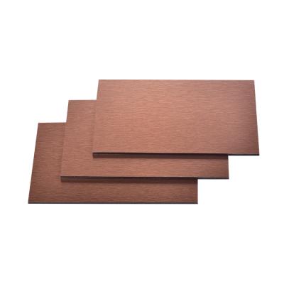 China Megabond brushed acp board,alucobond brushed finish 3mm 4mm 5mm 6mm aluminum plastic composite panel for sale