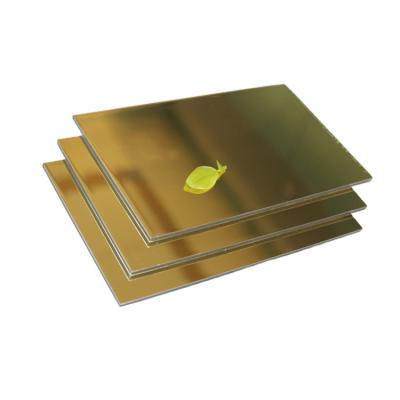 Китай Megabond Hot Sale gold mirror finish aluminium composite panel sheet aluco board продается