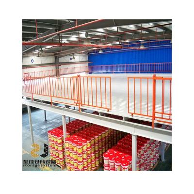 China Corrosion Protection Industrial Steel Platform Raised Mezzanine Floor for sale