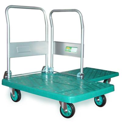 China Easy hand transport folding plastic trolley for wholesale for sale