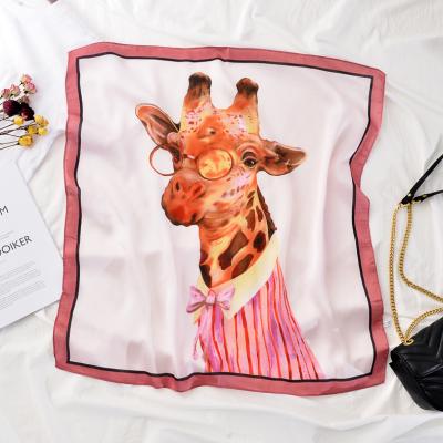 China 2020 Wholesale Various 70cm Square Satin Summer Custom Multifunctional Silk Scarves Small Multifunctional Neck Scarf Bandanas for sale