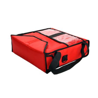 China Customized Lightweight Durable Insulated Thermal Food Delivery Pizza Bag Hot Cooler Bag for sale