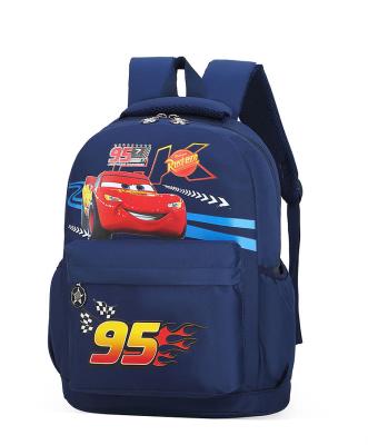 China Large capacity factory cartoon car primary school students direct printing school bag for sale