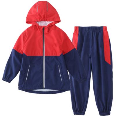 China Bachelor's Raincoats Outwear Children's Raincoat Fashionable Raincoats Both PU Hooded Raincoat Children's Raincoats for sale