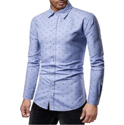 China Fashion Design Cotton Custom Men's Fitness OEM Anti-pilling Business Casual Dress Shirt for sale