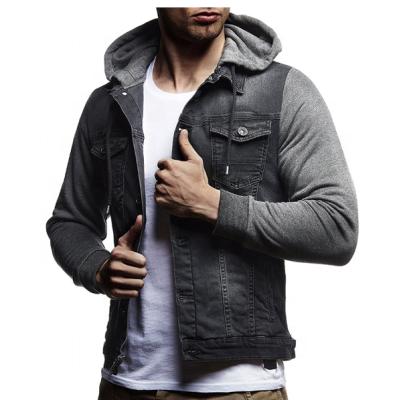 China Loose Breathable Tracksuit Fashion Hoodie High Quality Casual Detachable Denim Jacket for sale