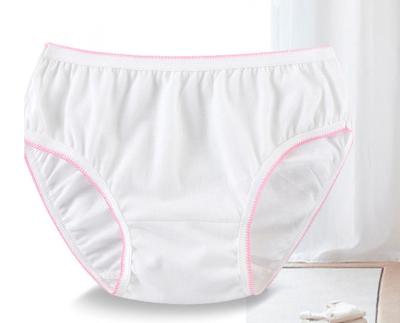 China Breathable Disposable Underwear Women 100% Cotton Maternity Panties With Different Sizes for sale