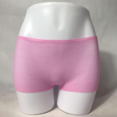 China Breathable Disposable Pink Nylon Panties Spa Underwear For Adults for sale