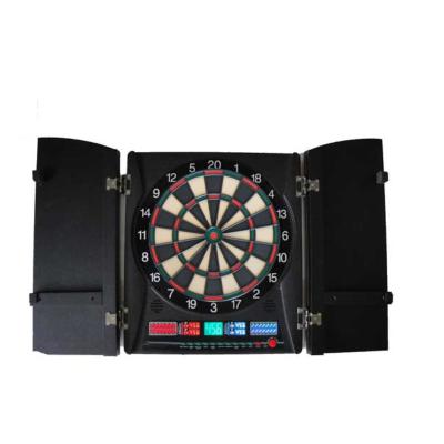 China high quality outdoor indoor target electronic dart board with wooden door 46*8*60CM for sale