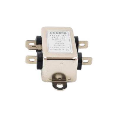 China Original manufacturer low pass price supply sample EMI EMC filter DAA2 220v low pass filter wire connection nois filter 3a for sale