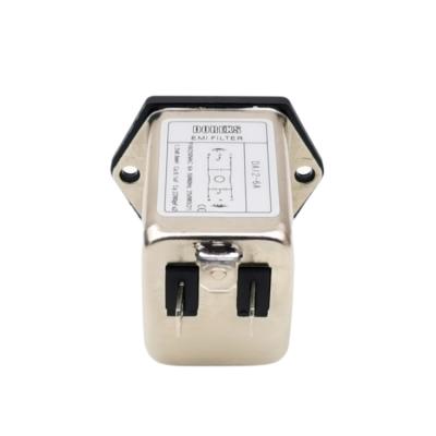 China EMC Low Pass EMI Filter With Fuse IEC Power Line Filter With Plug Apply To Filter Medical Audio And Household Appliances Available for sale