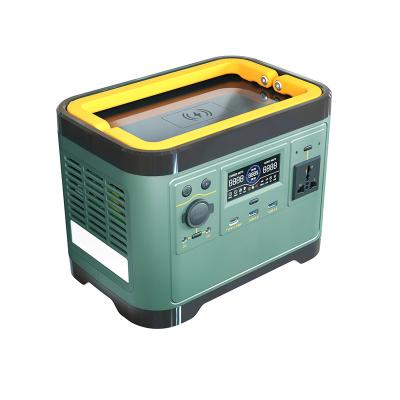 China Type C Power Supply Outdoor 600w Mini Power Station Portable Solar Power Bank With Battery for sale