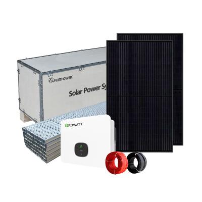 China Factory China Manufacturer On Grid Solar Home System 5KW With Solar Panels For Green Solar Power for sale