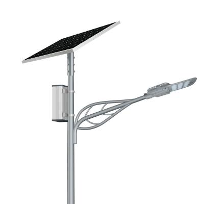 China Sale Residential High Lumen And Outdoor Led Solar Street Light Large Capacity Lithium Battery 45w 6m Galva Pole for sale