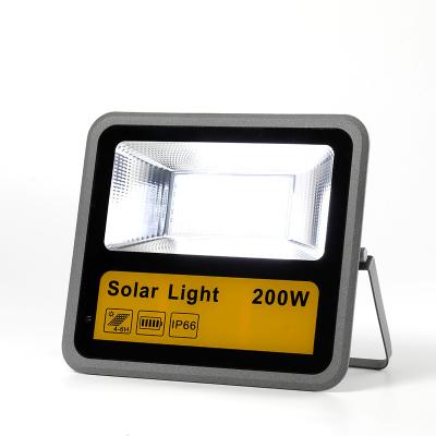 China High Power Garden Led Solar Flood Light Outdoor 200w Garden Wall Mounted Flood Led Solar Lights for sale