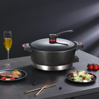 China Large Capacity Outdoor Pan Electric Panci Panci With Non Stick Coating Electric Hot Pot for sale