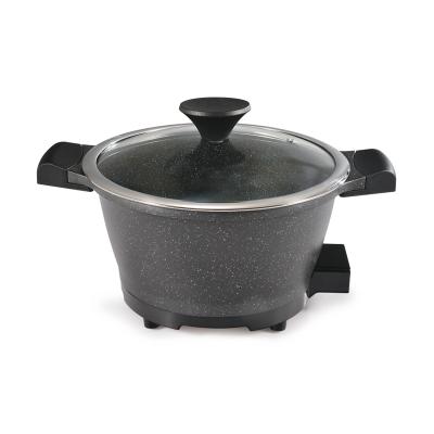 China Outdoor Electric Non-Stick Liner Multifunction Electric Skillet Cooker Hot Pot for sale