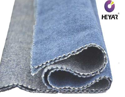 China 11 wale cotton spandex indigo corduroy fabric Shrink-resistant for sale