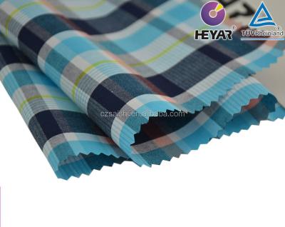 China Cotton Plaid Yarn Dyed Shrink-Resistant Madras Fabric Checks Shirt for sale