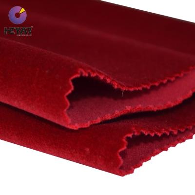 China Fusible hot sale cotton slik spandex stretch velvet fabric for sale