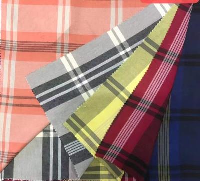 China 2022 QUICK DRY new arrive breathable rayon plaid yarn dyed fabric for men's shirt for sale