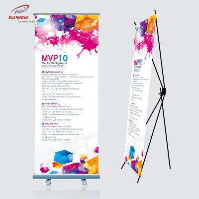 China Portable PVC X Banner , Advertising X Standard , Display X Frame Display Standard for sale