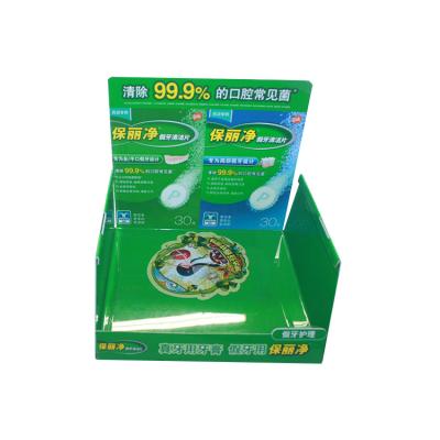 China Recyclable Custom High Quality Plastic PVC Advertising Display Table Card for sale