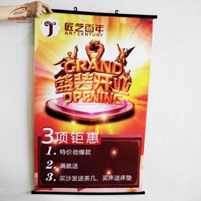 China Custom Wall Hanging Banner Transfer Printing Decoration Wall Scroll Banner for sale