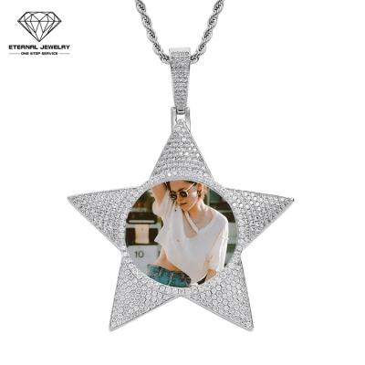 China Factory S925 Romantic Custom Gold Silver 9k 10k 14k 18k Pure White Yellow Moissanite Diamond Gem Gemstone Pendant for sale