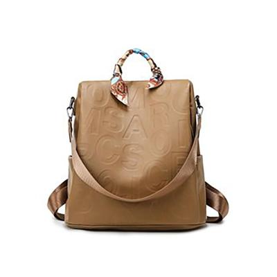 China Fasion 2021 Wholesale Backpack Girls Clips Popular School Bags For Women PU Leather Handbags for sale