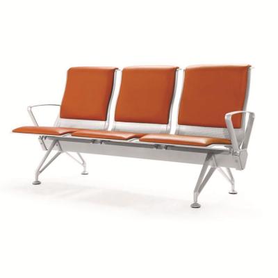 China Modern Metal Chair Bench Waiting Seating With Modular Parts For Public Waiting Area for sale