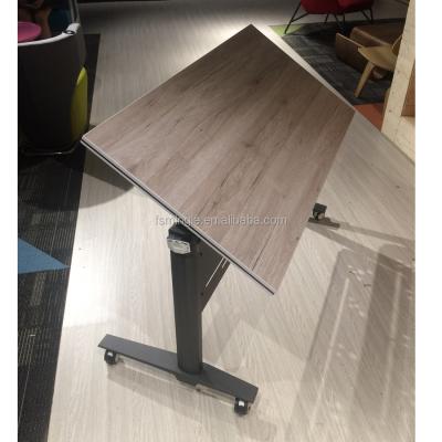 China Adjustable (height) laminated top desk / training table / study table for conference room with removable wheels for sale