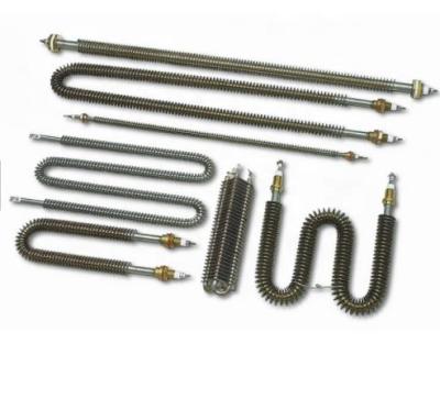 China Hotels Industrial Electric Air Finned Tubular Heating Element For Autoclave for sale