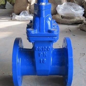 China General Cast Iron Stem Non Rising Gate Valve, Flange End, RF, PN10, PN16, DN50-DN1000 for sale