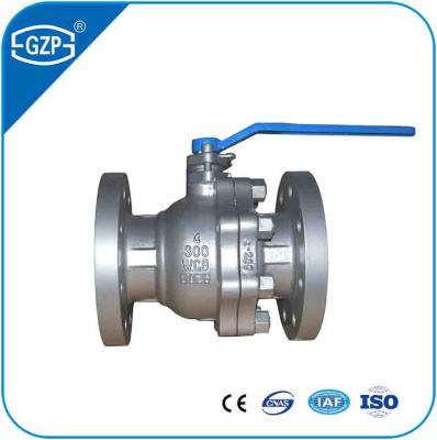 China General ASME B16.5 Flanged ASTM A216 GR WCB Ball Valve for sale