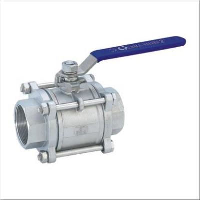 China Factory direct sale small size DN10 stainless steel ss316 3pc general ball valve BW butt weld 3pc ball valve for sale