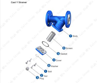 China General Stainless Steel Pressure Class 150LB 300LB 600LB RF Expanded Face Flanged Pattern Y Type Strainer for sale