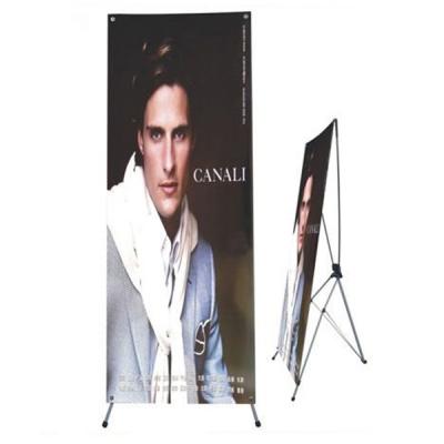 China Talking Outdoor Activities X Frame Banner Display Advertising Standard X-Stand Banner for sale