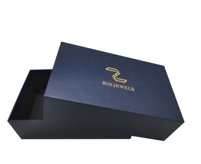 China Recycled Materials 2021 New High End Luxury Ditch Fashionable Custom High Quality Top And Low Box Gift Box For Jewelry for sale