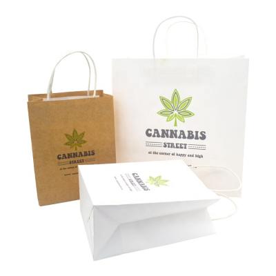 China Custom Print Recyclable Colorful Kraft Paper Bags With Handles Paper Kraft Bag for sale