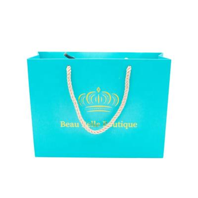 China White Luxury Printed Recyclable Gift Manufacturer China Custom Shopping Paper Bag With Your Own Logo for sale